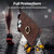 For iPhone 13 mini Vintage Patch Leather Phone Case with Ring Holder (Brown)