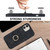For iPhone 12 mini Vintage Patch Leather Phone Case with Ring Holder (Black)