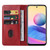 For Xiaomi Redmi 10 5G Magnetic Closure Leather Phone Case(Red)