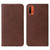 For Xiaomi Redmi 9 Power India Magnetic Closure Leather Phone Case(Brown)