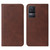 For Xiaomi Redmi K50 Pro Magnetic Closure Leather Phone Case(Brown)