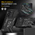 For Samsung Galaxy S22+ 5G Armor PC + TPU Camera Shield Phone Case(Black)