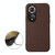 For Honor 50 Pro Accurate Hole Carbon Fiber Texture Shockproof Case(Brown)
