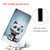 For Xiaomi Redmi Note 10 4G Colored Drawing Leather Phone Case(Blue Eyes)