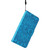 For Xiaomi Poco M4 5G Embossed Sunflower Leather Phone Case(Blue)
