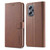 For Xiaomi Redmi Note 11E 5G LC.IMEEKE Calf Texture Leather Phone Case(Coffee)