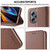 For Xiaomi Redmi Note 11E 5G LC.IMEEKE Calf Texture Leather Phone Case(Coffee)