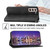 For Samsung Galaxy S22+ 5G Cubic Grid Calf Texture Magnetic Closure Leather Phone Case(Black)