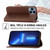 For iPhone 11 Pro Cubic Grid Calf Texture Magnetic Closure Leather Phone Case(Brown)