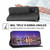 For Xiaomi Redmi Note 11S 5G Cubic Grid Calf Texture Magnetic Closure Leather Phone Case(Black)