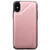 For iPhone XS Shockproof Calf Texture Protective Case with Holder & Card Slots & Frame(Rose Gold)