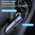 M81 CVC Noise Reduction Unilateral Business Ear-mounted Bluetooth Earphone, Support Siri & One for Two(Gold)