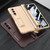 For Samsung Galaxy Z Fold4 GKK Magnetic Hinge Flip Phone Case with Pen Holder & Holder(Green)