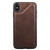 For iPhone XS Max Shockproof Calf Texture Protective Case with Holder & Card Slots & Frame(Coffee)