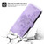 For Xiaomi Mi 11T / 11T Pro Skin-feel Flowers Embossed Wallet Leather Phone Case(Purple)