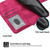 For iPhone 8 Plus / 7 Plus Skin-feel Flowers Embossed Wallet Leather Phone Case(Wine Red)