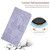 For Xiaomi Redmi A1 HT03 Skin Feel Butterfly Embossed Flip Leather Phone Case(Purple)