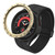 For Samsung Galaxy Watch5 Pro 45mm E Style Dial Steel Protective Frame(Gold)
