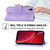 For iPhone XR Skin-feel Flowers Embossed Wallet Leather Phone Case(Purple)