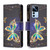 For Xiaomi 12T / 12T Pro / Redmi K50 Ultra Colored Drawing Pattern Zipper Leather Phone Case(Big Butterfly)