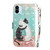 For Xiaomi Redmi A1 3D Colored Horizontal Flip Leather Phone Case(Black White Cat)