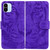 For Xiaomi Redmi A1 Tiger Embossing Pattern Horizontal Flip Leather Phone Case(Purple)