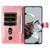 For Xiaomi 12T / 12T Pro / Redmi K50 Ultra Calf Texture Zipper Leather Phone Case(Rose Gold)