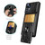 For Xiaomi 12T / 12T Pro / Redmi K50 Ultra Sliding Camshield TPU+PC Phone Case with Card Slot(Black)