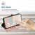 For iPhone XR Side Buckle Double Fold Hand Strap Leather Phone Case(Pink)