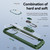 For iPhone 11 Pro Max TPU + PC Lens Protection Phone Case with Ring Holder(Green)