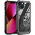 For iPhone 12 / 12 Pro TPU + PC Lens Protection Phone Case with Ring Holder(Black)