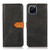 For Huawei Nova Y61 KHAZNEH Dual-color Cowhide Texture Flip Leather Phone Case(Black)
