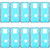 10 PCS Back Housing Cover Adhesive for Xiaomi Redmi 10X 5G / Redmi 10X Pro 5G