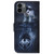 For Xiaomi Redmi A1+ Coloured Drawing Flip Leather Phone Case(Wolf and Dog)