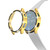 For Samsung Galaxy Watch4 40mm Single Row Diamond Electroplated PC+Tempered Film Watch Case(Gold)