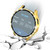 For Samsung Galaxy Watch4 Classic 46mm Single Row Diamond Electroplated PC Watch Case(Gold)