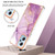 For Xiaomi Redmi Note 11T Pro / Note 11T Pro+ Electroplating Marble Dual-side IMD Phone Case(Purple 001)