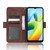 For Xiaomi Redmi A1+ Skin Feel Calf Texture Card Slots Leather Phone Case(Brown)