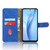 For ZTE Libero 5G III Skin Feel Magnetic Flip Leather Phone Case(Blue)