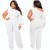 Women Plus Size Sweatpants Wide Leg Pants (Color:White Size:XXXL) Women Plus Size Sweatpants Wide Leg Pants (Color:White Size:XXXL)