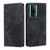 For Xiaomi Redmi K60E RFID Anti-theft Brush Magnetic Leather Phone Case(Black)