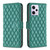 For Xiaomi Redmi Note 12 Pro 5G Global Diamond Lattice Wallet Leather Flip Phone Case(Green)