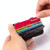 New Bring Metal Card Holder Anti-Demagnetization Anti-Theft Brush Anti-RFID Card Holder Ultra-Thin Card Holder Men Wallet(Carbon Fiber)