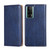 For Xiaomi Redmi K60E Gloss Oil Solid Color Magnetic Leather Phone Case(Blue)