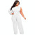 Women Plus Size Sweatpants Wide Leg Pants (Color:White Size:XL) Women Plus Size Sweatpants Wide Leg Pants (Color:White Size:XL)