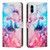 For Xiaomi Redmi A1+ Painted Marble Pattern Leather Phone Case(Pink Purple) For Xiaomi Redmi A1+ Painted Marble Pattern Leather Phone Case(Pink Purple)
