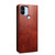 For Xiaomi Poco C50 Oil Wax Crazy Horse Texture Leather Phone Case(Brown)