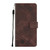 For iPhone 7 Plus / 8 Plus / 6 Plus Skin-feel Embossed Leather Phone Case(Brown)