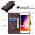 For iPhone 7 Plus / 8 Plus / 6 Plus Skin-feel Embossed Leather Phone Case(Brown)