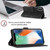For iPhone X / XS Skin-feel Embossed Leather Phone Case(Black)
